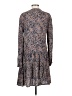 Gap Paisley Brown Casual Dress Size S (tall) - photo 2