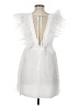 Shein 100% Polyamide White Cocktail Dress Size L - photo 2