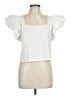 A New Day White Short Sleeve Top Size L - photo 1