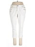 Jennifer Lopez Ivory Jeans Size 18 - photo 1
