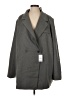 Boohoo 100% Polyester Solid Gray Coat Size 24 waist - photo 1