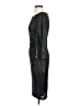 Cache Metallic Black Cocktail Dress Size S - photo 5