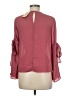 Love J 100% Polyester Burgundy Long Sleeve Blouse Size M - photo 2