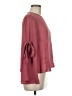 Love J 100% Polyester Burgundy Long Sleeve Blouse Size M - photo 4