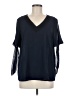 Shein 100% Polyester Blue 3/4 Sleeve T-Shirt Size 8 - 10 - photo 1