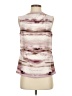 Calvin Klein 100% Polyester Burgundy Sleeveless Blouse Size XS - photo 1