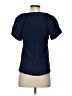 Current Air Blue Short Sleeve Blouse Size XS - photo 2