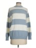 LoveShackFancy Stripes Blue Turtleneck Sweater Size XS - photo 1