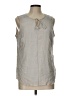 Croft & Barrow Gray Sleeveless Blouse Size L - photo 1