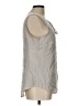 Croft & Barrow Gray Sleeveless Blouse Size L - photo 4