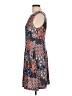 Connected Apparel Print Blue Casual Dress Size 10 (petite) - photo 5
