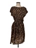 Gap 100% Rayon Print Brown Casual Dress Size S - photo 1