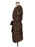 Gap 100% Rayon Print Brown Casual Dress Size S - photo 5
