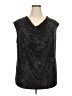 Nine West Black Sleeveless T-Shirt Size 2X - photo 1