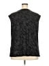 Nine West Black Sleeveless T-Shirt Size 2X - photo 2
