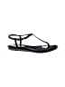 Nine West 100% Leather Black Sandals Size 6 1/2 - photo 1