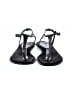 Nine West 100% Leather Black Sandals Size 6 1/2 - photo 2