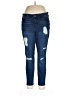 Molly & Isadora Solid Blue Jeans Size 16 - photo 1