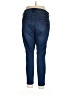 Molly & Isadora Solid Blue Jeans Size 16 - photo 2