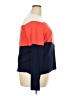 Crown & Ivy 100% Cotton Color Block Orange Pullover Sweater Size XXL - photo 4