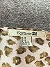 Forever 21 Animal Print Tan Short Sleeve Blouse Size M - photo 7