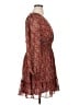Max Studio Paisley Brown Casual Dress Size XL - photo 4