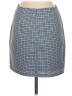 Blue Rain Houndstooth Blue Casual Skirt Size M - photo 2
