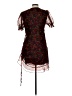 Simple Retro 100% Polyester Paisley Burgundy Cocktail Dress Size L - photo 2