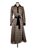 Zara 100% Polyester Brown Casual Dress Size S - photo 1