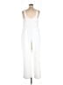 Good American 100% Polyester Solid White Jumpsuit Size 6 - photo 2