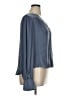 Evereve 100% Polyester Gray Long Sleeve Blouse Size XL - photo 4