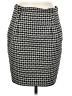 Express Houndstooth Black Casual Skirt Size 8 - photo 1