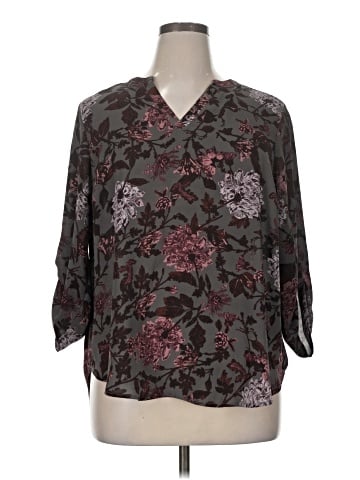 Maurices 3/4 Sleeve Blouse (view 1)
