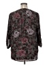 Maurices 100% Polyester Floral Gray 3/4 Sleeve Blouse Size 0X - photo 2