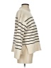 Zara Stripes Ivory Turtleneck Sweater Size XS - photo 4