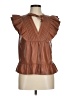 Melissa Nepton 100% Polyurethane Brown Sleeveless Blouse Size M - photo 1