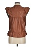 Melissa Nepton 100% Polyurethane Brown Sleeveless Blouse Size M - photo 2