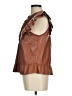 Melissa Nepton 100% Polyurethane Brown Sleeveless Blouse Size M - photo 5