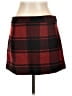 Gap Plaid Red Wool Skirt Size 12 - photo 2