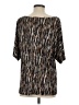 DressBarn 100% Polyester Black Short Sleeve Blouse Size S - photo 2
