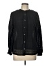 Point Sur 100% Cotton Black Long Sleeve Blouse Size L (petite) - photo 1