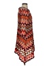 Isabel 100% Polyester Paisley Orange Cocktail Dress Size S - photo 4