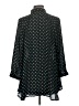 CAbi 100% Polyester Polka Dots Blue Black 3/4 Sleeve Blouse Size L - photo 2