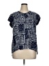 Jones & Co Blue Short Sleeve Blouse Size 1X - photo 1