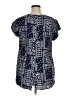 Jones & Co Blue Short Sleeve Blouse Size 1X - photo 2