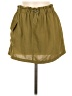 Just Polly 100% Polyester Solid Green Casual Skirt Size M - photo 1