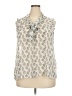 Downeast 100% Polyester Silver Sleeveless Blouse Size XXL - photo 1