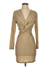 Unbranded Solid Tan Cocktail Dress Size S - photo 1