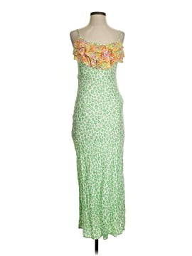 slim fit dress slacks EMBROIDERED YOKE MAXI DRESS main image 1