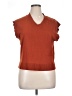 Terra & Sky Orange Sweater Vest Size 0X - photo 1